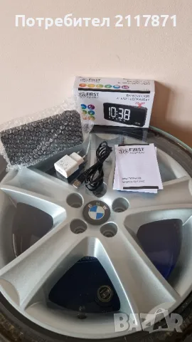 FIRST радио часовник , снимка 2 - Радиокасетофони, транзистори - 49797232
