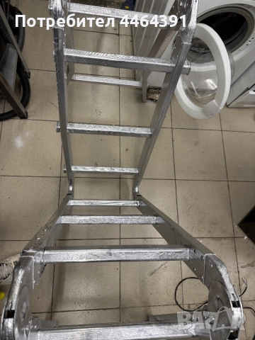 Сгъваема алуминиева стълба , снимка 4 - Железария - 52838016