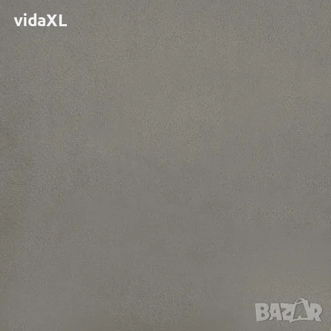 vidaXL Рамка за легло без матрак, светлосива, 140x200 см, кадифе, снимка 8 - Спални и легла - 56147168