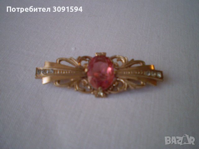 брошка игла дубле арт деко Германия, снимка 7 - Антикварни и старинни предмети - 40223919