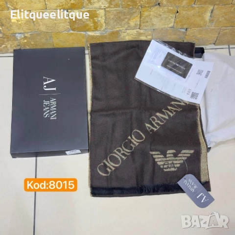 кашмирен шал emporio armani , снимка 7 - Шалове - 52415826