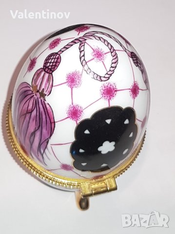 Порцеланово яйце в стил Феберже , снимка 3 - Колекции - 44292748