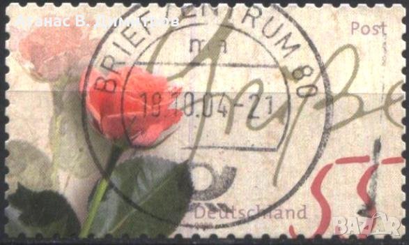 Клеймована марка Флора Цвете Роза 2003 от Германия