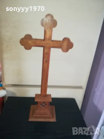 голям дървен кръст 1111241546, снимка 11 - Антикварни и старинни предмети - 47926713