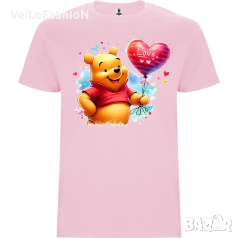 Нова сладка детска тениска с Мечо Пух в четири цвята, снимка 5 - Детски тениски и потници - 48867623