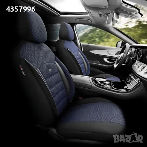 Тапицерия за седалки Otom Sport Plus, PLS104, Черно/синьо, снимка 3 - Аксесоари и консумативи - 50057985