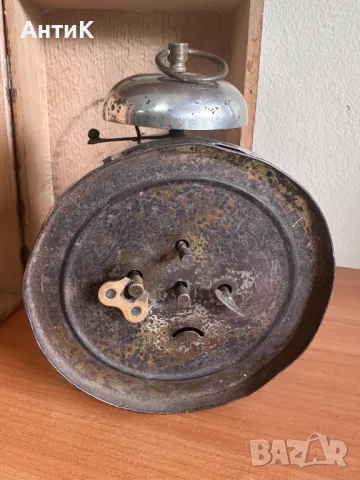 Стар Будилник HALLER с Кутия, снимка 8 - Антикварни и старинни предмети - 50272163