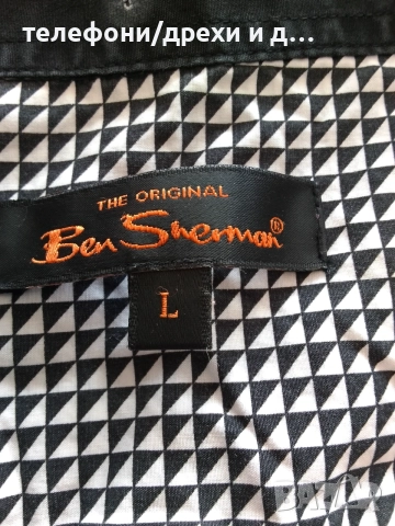 Мъжка риза Ben Sherman като новa (L), снимка 3 - Ризи - 56057237