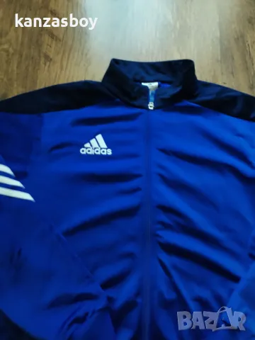 ADIDAS Core 18 PES Tracktop Blue - страхотно мъжко горнище КАТО НОВО M, снимка 2 - Спортни дрехи, екипи - 48882915