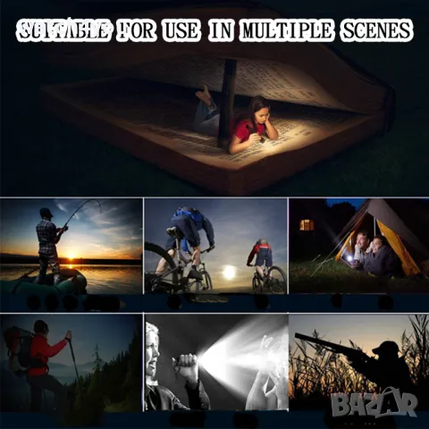 НОВ LED ФЕНЕР С 3 РЕЖИМА ПРЕЗАРЕЖДАЕМ USB КАБЕЛ.ДЖОБНО ЛЕД ФЕНЕРЧЕ ФЕНЕРИ FLASHLIGHT FENERCHE FENER, снимка 12 - Друга електроника - 50258411