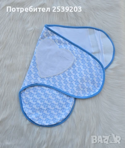 Антистрес пелена за бебе от 0 до 3 месеца, снимка 9 - Спално бельо и завивки - 51363306