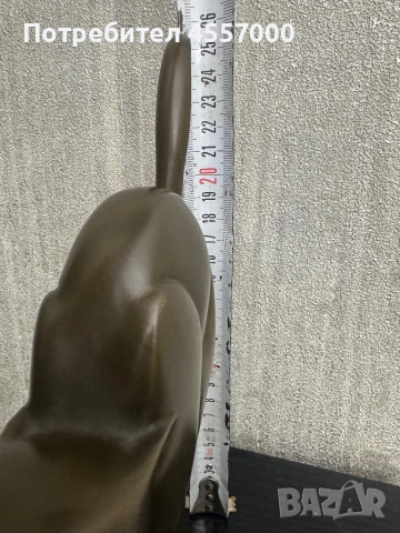 Уникална Ар Деко бронзова скулптура "Пантера" – Chris van der Hoef (JB Paris, снимка 6 - Антикварни и старинни предмети - 53089673