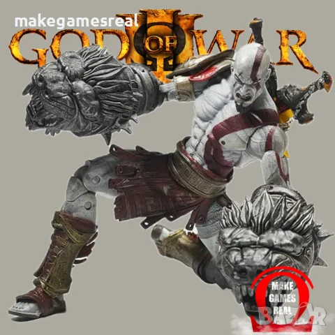 Екшън фигура God of War 3 - Ultimate Kratos, снимка 5 - Аксесоари - 49455920