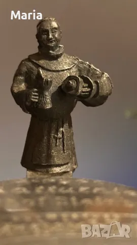 Халба за бира с калаен капак Mönchshof, снимка 3 - Чаши - 49029470