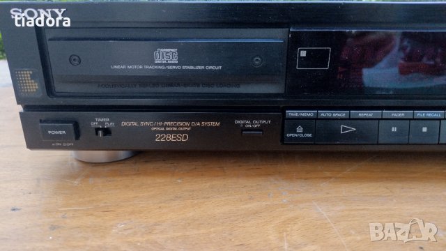 Sony CDP-228ESD CD player, снимка 3 - Ресийвъри, усилватели, смесителни пултове - 40567764