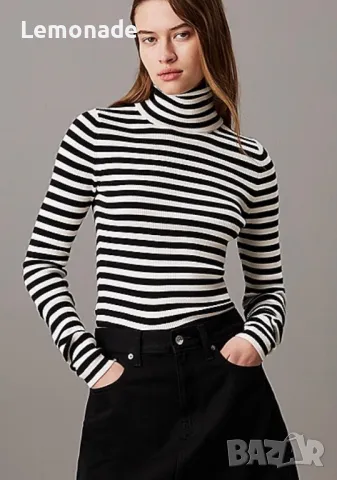 Нов дамски плътен пуловер С размер, снимка 2 - Блузи с дълъг ръкав и пуловери - 48148847