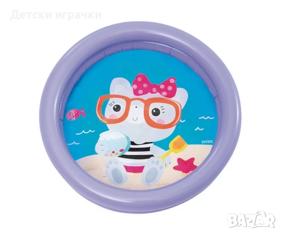 Бебешки надуваем басейн INTEX My First Pools, снимка 4 - Басейни и аксесоари - 50814844