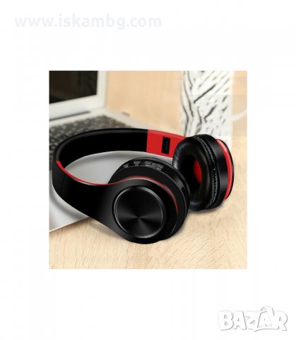 БЕЗЖИЧНИ БЛУТУТ СЛУШАЛКИ С РАДИО, ЧИСТ ЗВУК И МОЩЕН БАС - код 660