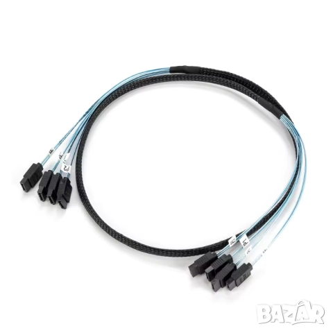 SATA кабел 50 см / 4 порта