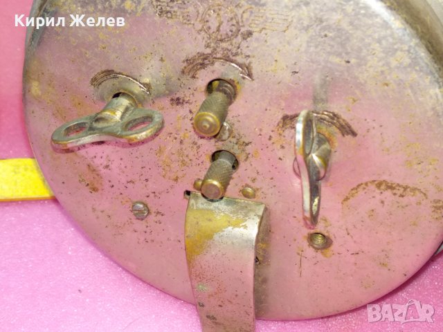KIENZLE TAM-TAM Стар РЯДЪК КОЛЕКЦИОНЕРСКИ НЕМСКИ МЕХАНИЧЕН БУДИЛНИК от ЦАРСКО ВРЕМЕ 43677, снимка 14 - Антикварни и старинни предмети - 44466579