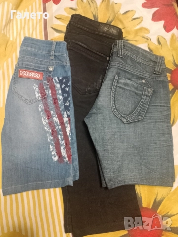 Лот от 3 броя къси дънки, бермуди цена 10 лв , снимка 10 - Къси панталони и бермуди - 51222998