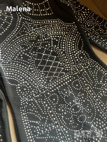 Дамска оформяща рокля с камъни !, снимка 3 - Рокли - 40295638