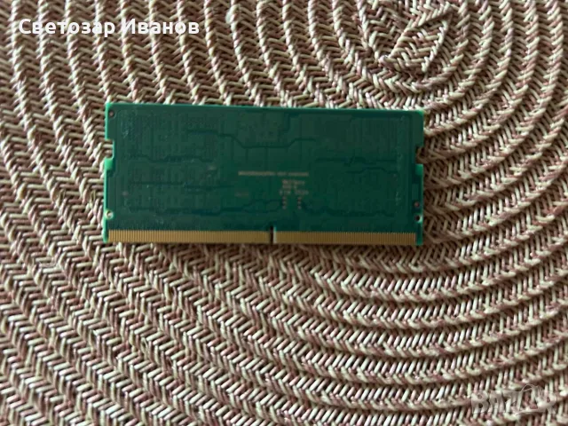 Памет за лаптоп Kingston 16GB DDR5 6400MHz SODIMM, снимка 2 - Части за лаптопи - 55930383