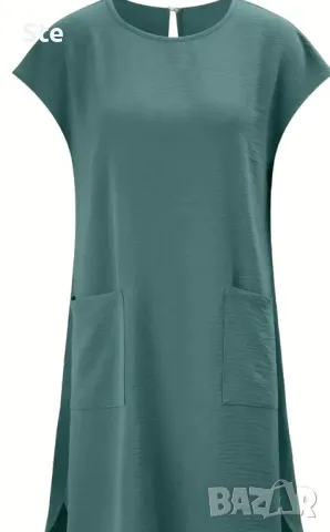 Лятна дамска рокля с кръгло деколте  15 лв., снимка 4 - Рокли - 50366930