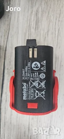 чисто нови зарядно и батерии metabo d-72622, снимка 4 - Винтоверти - 48315417