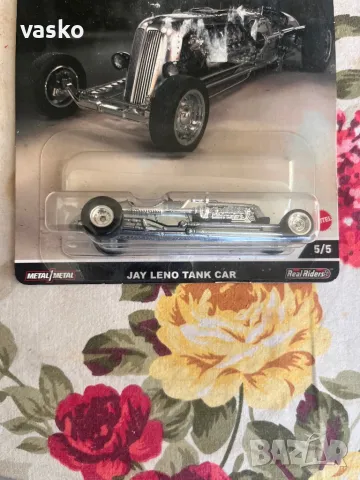 Hotwheels Premium Jay Leno Tank Car, снимка 2 - Колекции - 50342794