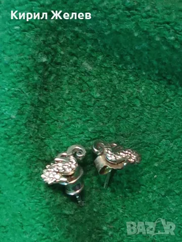 ПРЕКРАСНИ ФИГУРАЛНИ СРЕБЪРНИ ОБЕЦИ МОРСКИ КОНЧЕТА РОДИРАНО СРЕБРО 925 ФИНА АРТ ИЗРАБОТКА 48657, снимка 13 - Обеци - 49551517