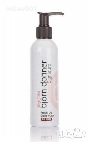 Björn Donner Подхранващата маска Fresh-up Color Mask Braun 200 мл 936002, снимка 1