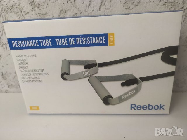 Тренировъчен ластик Reebok 140см, снимка 3 - Други спортове - 39670696
