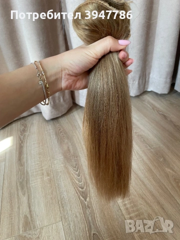 Екстеншъни от естествена коса, снимка 2 - Аксесоари за коса - 53743823