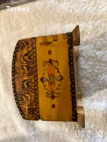 Кутии за бижута винтидж от дърво, снимка 4 - Антикварни и старинни предмети - 48263535