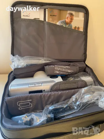 Автоматичен BiLevel апарат ResMed AirCurve 10 VAuto с AutoSet S и CPAP, снимка 3 - Медицинска апаратура - 47869587