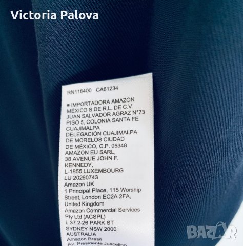 Прекрасна рокля с широки презрамки AMAZON ESSENTIALS Индонезия, снимка 9 - Рокли - 41653557