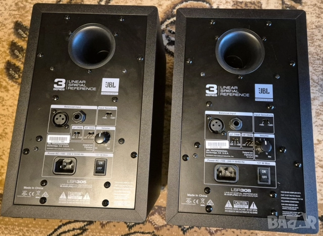 Активни студийни мониторни тонколони JBL LSR305, снимка 2 - Тонколони - 52515090