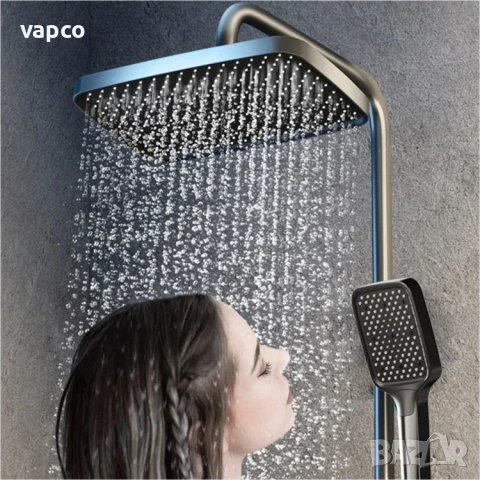 Модерен интелигентен термостатен душ с дисплей и LED подсветка, снимка 8 - Душове - 51140600