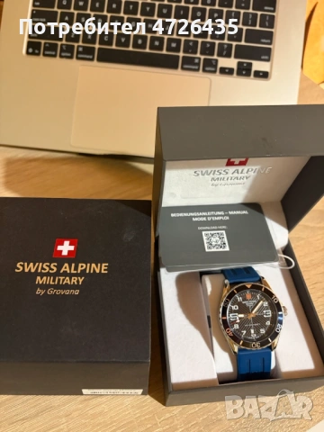 Swiss Alpine Military - мъжки часовник, снимка 2 - Мъжки - 53375126