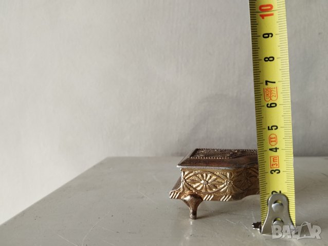 метална кутийка за бижута, снимка 5 - Антикварни и старинни предмети - 41849795