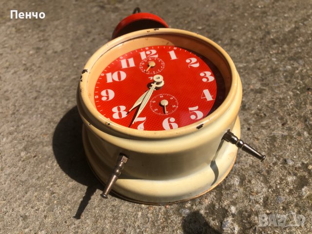 стар часовник-будилник "INSA" MADE IN YUGOSLAVIA, снимка 7 - Антикварни и старинни предмети - 40446716