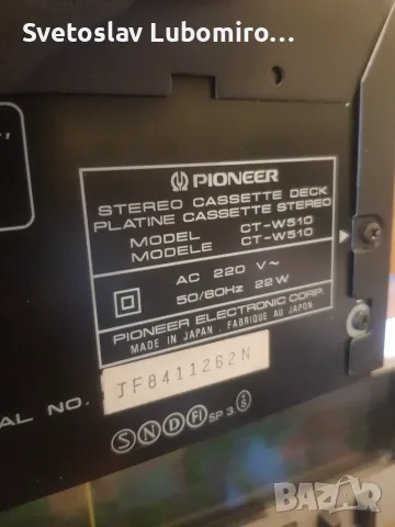 Касетен дек Pioneer , снимка 3 - Радиокасетофони, транзистори - 56345568