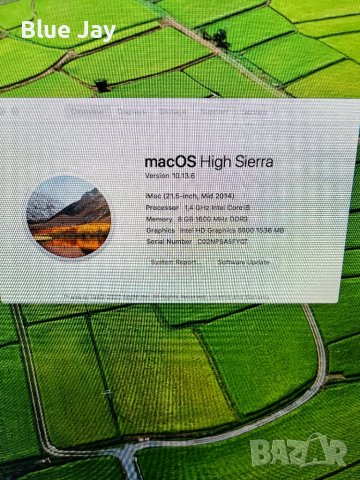 iMac, 21.5 inch, Processor 1,4 GHz IntelCore i5, снимка 11 - Работни компютри - 39831796