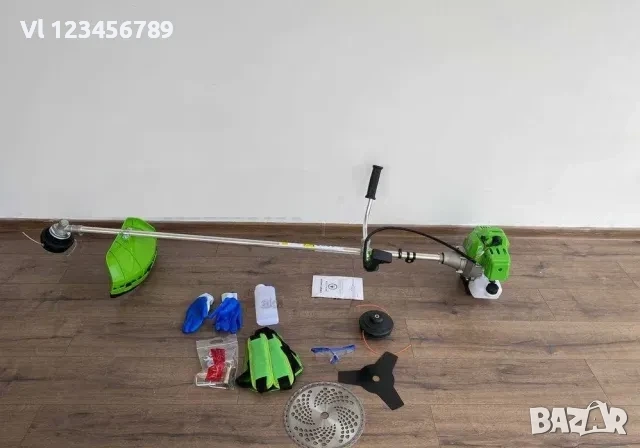 Двутактов бензинов тример за трева ТАЙГА 68сс ; 3,8к.с., снимка 3 - Градинска техника - 52261596