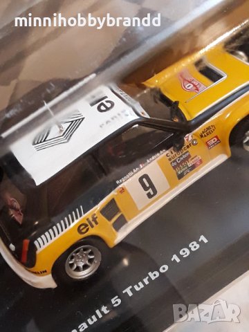 Renault 5 turbo 1981.Rally Monte Carlo. Ragnotti - Andrie.1.43 ixo /Deagostini ., снимка 10 - Колекции - 41967290