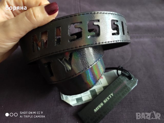 Miss Sixty нов широк колан хамелеон размер L, снимка 4 - Колани - 41653881