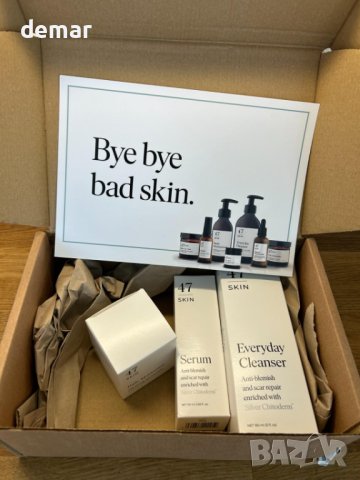 47 Skin Daily Maintenance Комплект за грижа за кожата на лицето за заличаване на петна и белези , снимка 8 - Комплекти и лотове - 44494270
