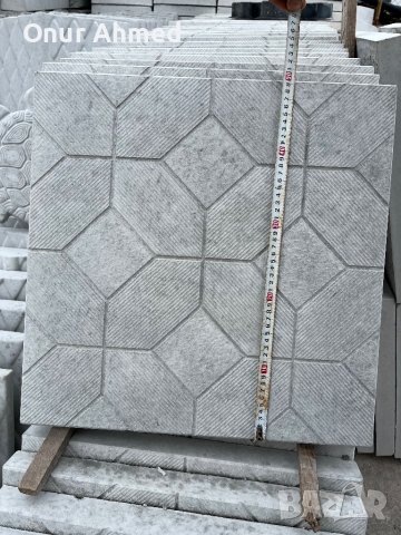 Тротоарни Плочки  50x50, снимка 2 - Гранитогрес и плочки - 39556137