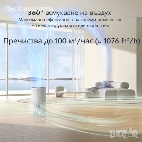 Afloia Kilo пречиствател за въздух, 1076 ft², 22 dB, снимка 6 - Овлажнители и пречистватели за въздух - 52931835